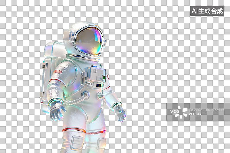 【AI数字艺术】简约现代科技风磨砂玻璃建模元素图片素材