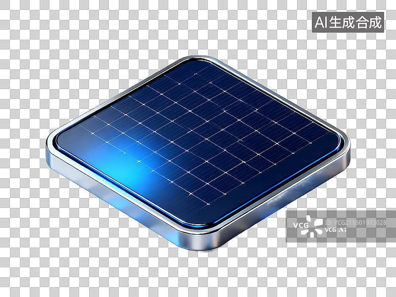 【AI数字艺术】新能源环保太阳能板 3D 立体免抠设计素材图片素材