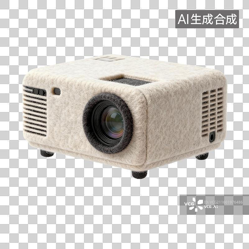 【AI数字艺术】毛毡风格的现代投影仪图片素材