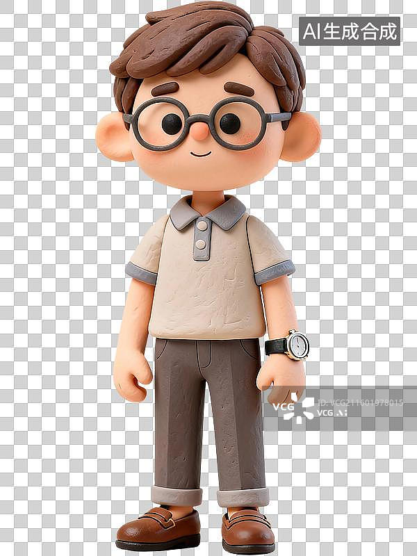 【AI数字艺术】mbti理论职业心理性格测试分析师NT型人格INTP逻辑学家类型内向直觉思考知觉3D手工超轻黏土风格图片素材