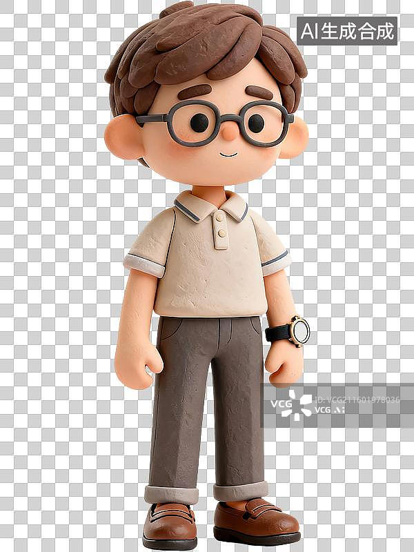 【AI数字艺术】mbti理论职业心理性格测试分析师NT型人格INTP逻辑学家类型内向直觉思考知觉3D手工超轻黏土风格图片素材