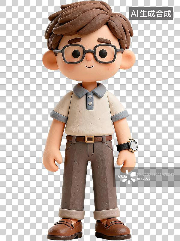 【AI数字艺术】mbti理论职业心理性格测试分析师NT型人格INTP逻辑学家类型内向直觉思考知觉3D手工超轻黏土风格图片素材