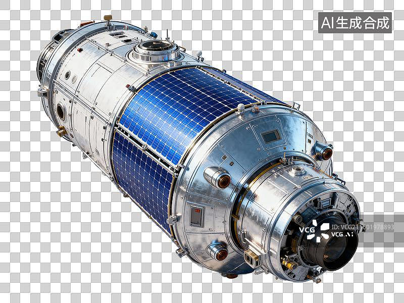 【AI数字艺术】3D 太空舱 空间站 航天科技科幻免抠素材图片素材