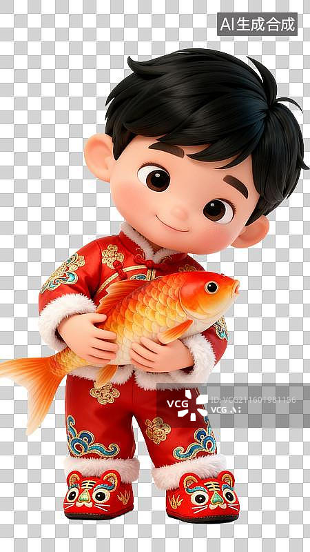 【AI数字艺术】一个小男孩图片素材