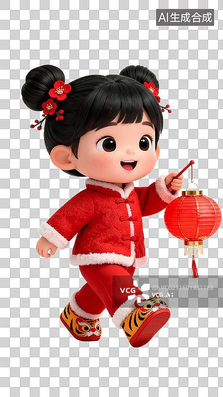 【AI数字艺术】一个小女孩图片素材