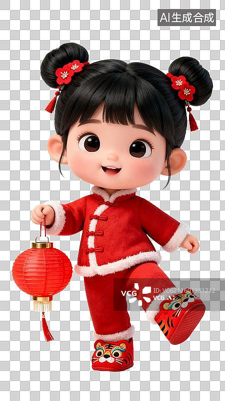 【AI数字艺术】一个小女孩图片素材