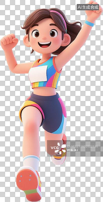 【AI数字艺术】体育运动主题人物图片素材