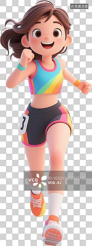 【AI数字艺术】体育运动主题人物图片素材