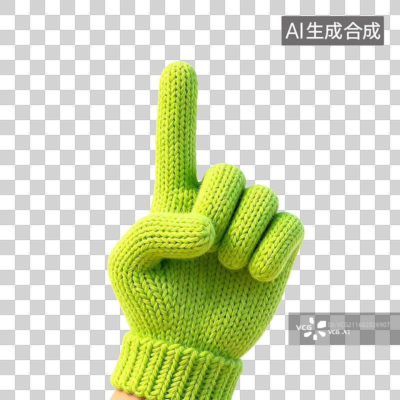 【AI数字艺术】可爱童趣毛线针织风格元素建模图片素材