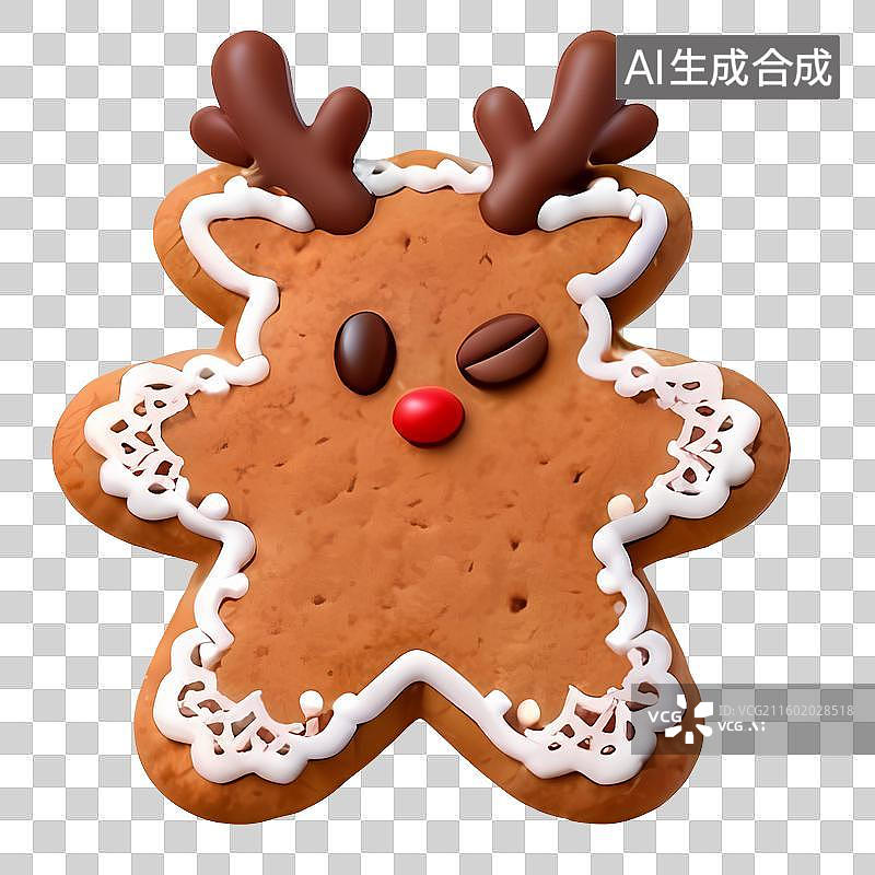 【AI数字艺术】圣诞节3D立体物件免抠元素图片素材