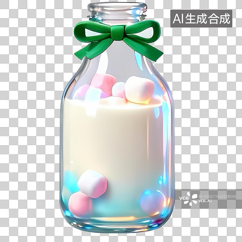 【AI数字艺术】圣诞节3D立体物件免抠元素图片素材