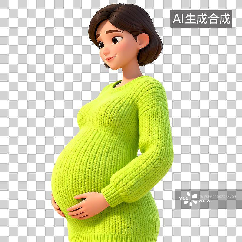 【AI数字艺术】可爱童趣毛线针织风格元素建模图片素材