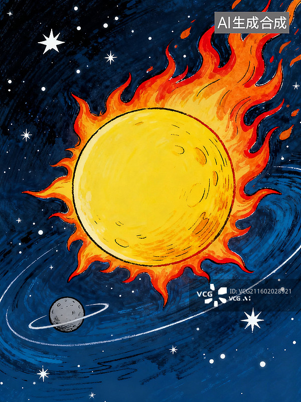 【AI数字艺术】天文类图书封面设计图片素材