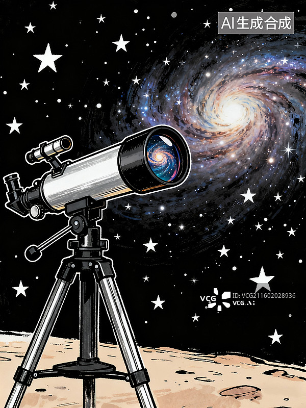 【AI数字艺术】天文类图书封面设计图片素材