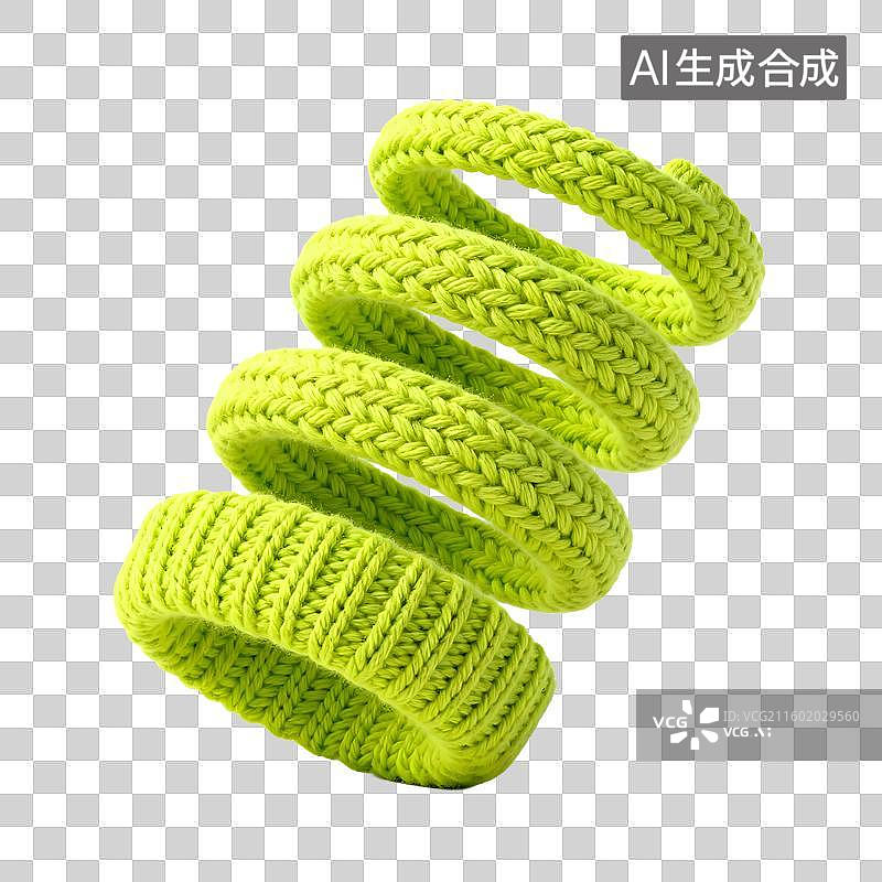 【AI数字艺术】可爱童趣毛线针织风格元素建模图片素材