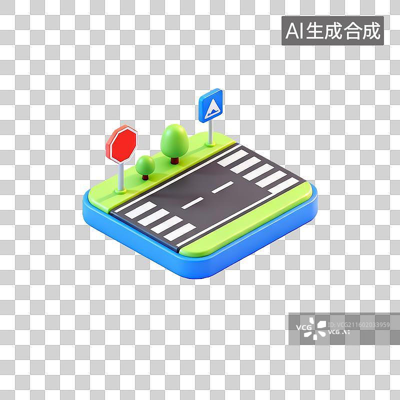 【AI数字艺术】智慧交通智能停车系统图标图片素材