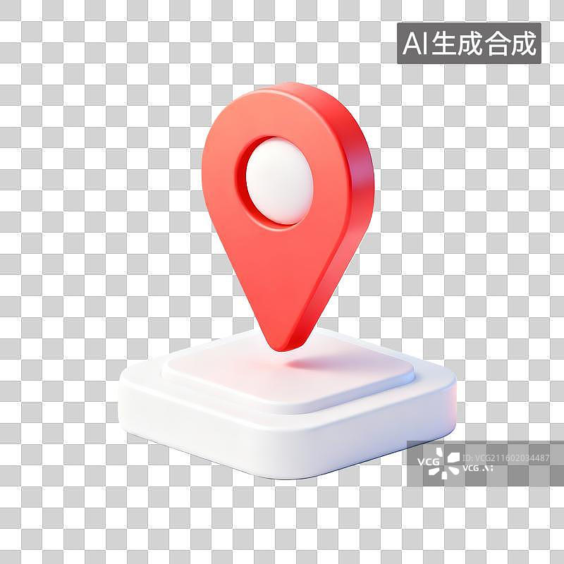 【AI数字艺术】城市地图导航和定位图标图片素材