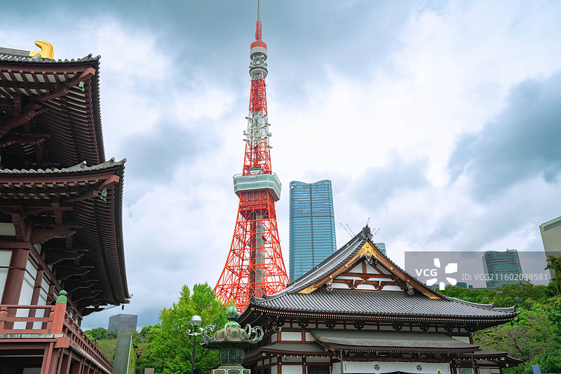东京都，增上寺图片素材