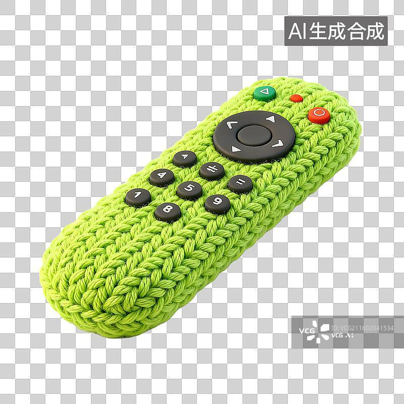 【AI数字艺术】可爱童趣毛线针织风格元素建模图片素材