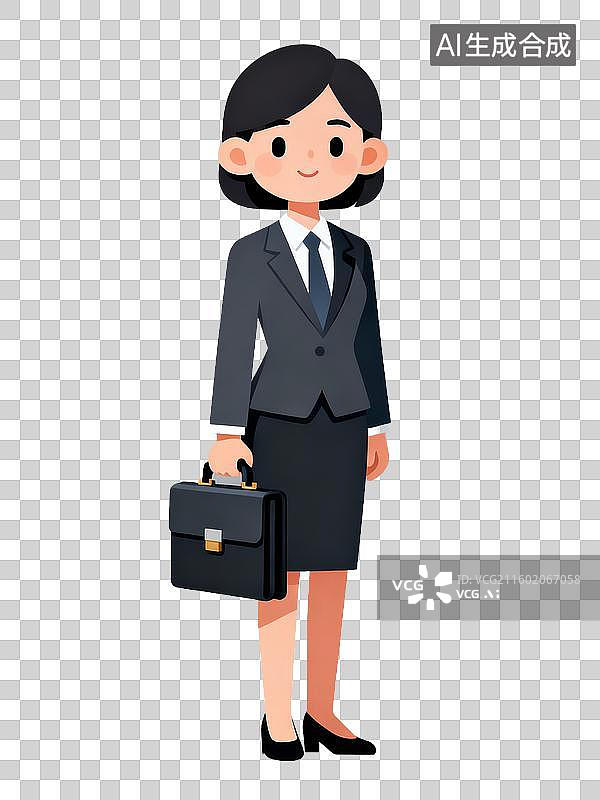 【AI数字艺术】身穿正装的保险代理人图片素材