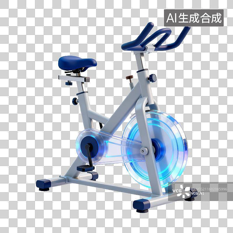 【AI数字艺术】室内健身自行车图片素材