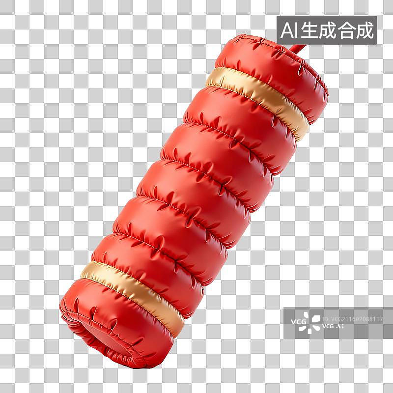 【AI数字艺术】红色羽绒睡袋图片素材