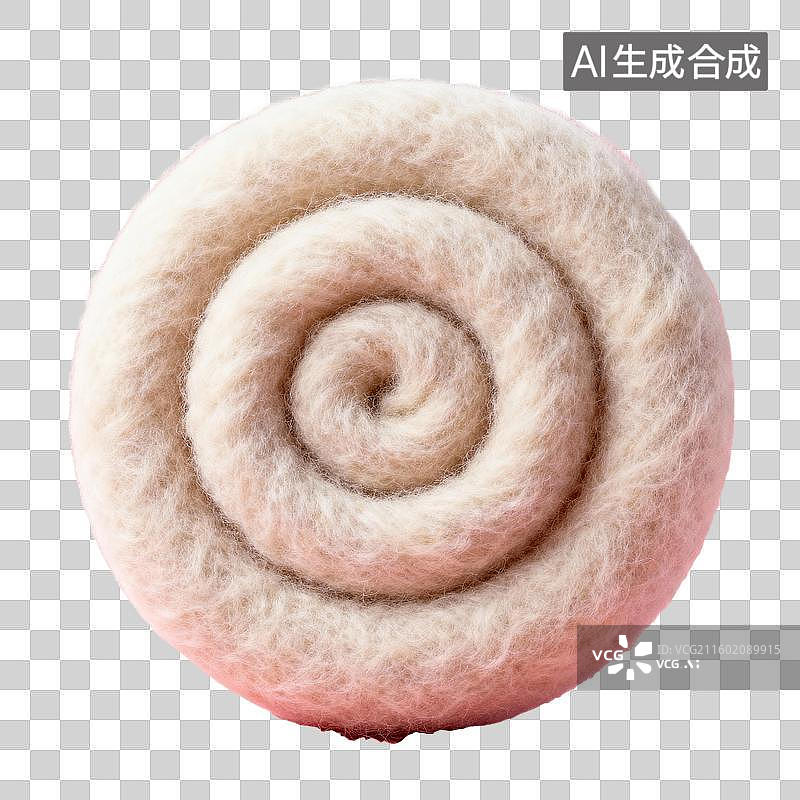 【AI数字艺术】3D毛毡风格立体装饰形状元素图片素材