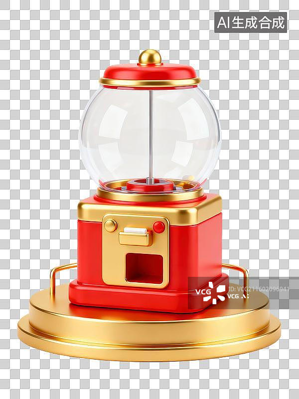 【AI数字艺术】扭扭蛋游戏抽奖设计元素图片素材