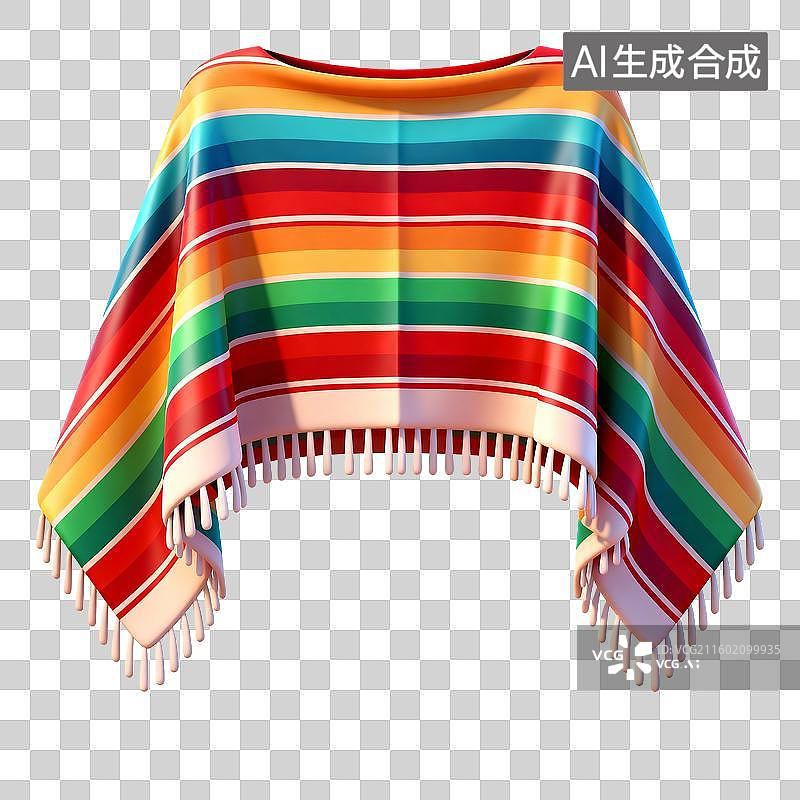 【AI数字艺术】彩色艳丽的披肩图片素材