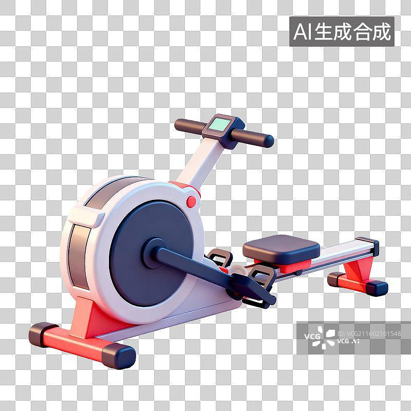 【AI数字艺术】体育设施划船机图片素材