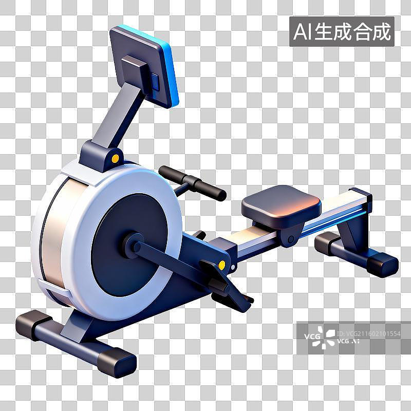 【AI数字艺术】体育设施划船机图片素材