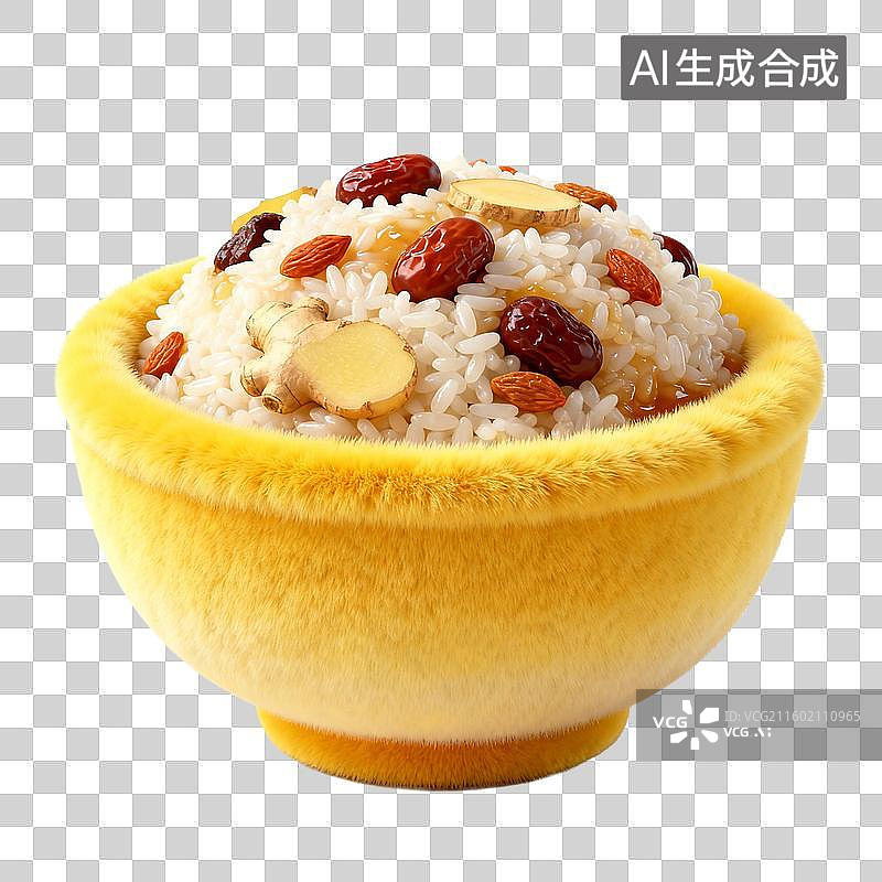 【AI数字艺术】一碗香甜的八宝饭图片素材