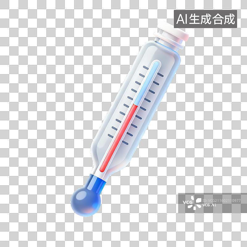 【AI数字艺术】温度计图标图片素材