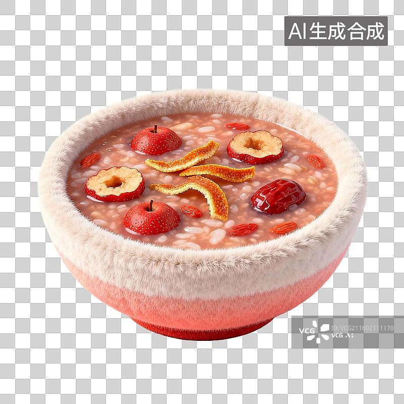 【AI数字艺术】一碗热腾腾的八宝粥图片素材