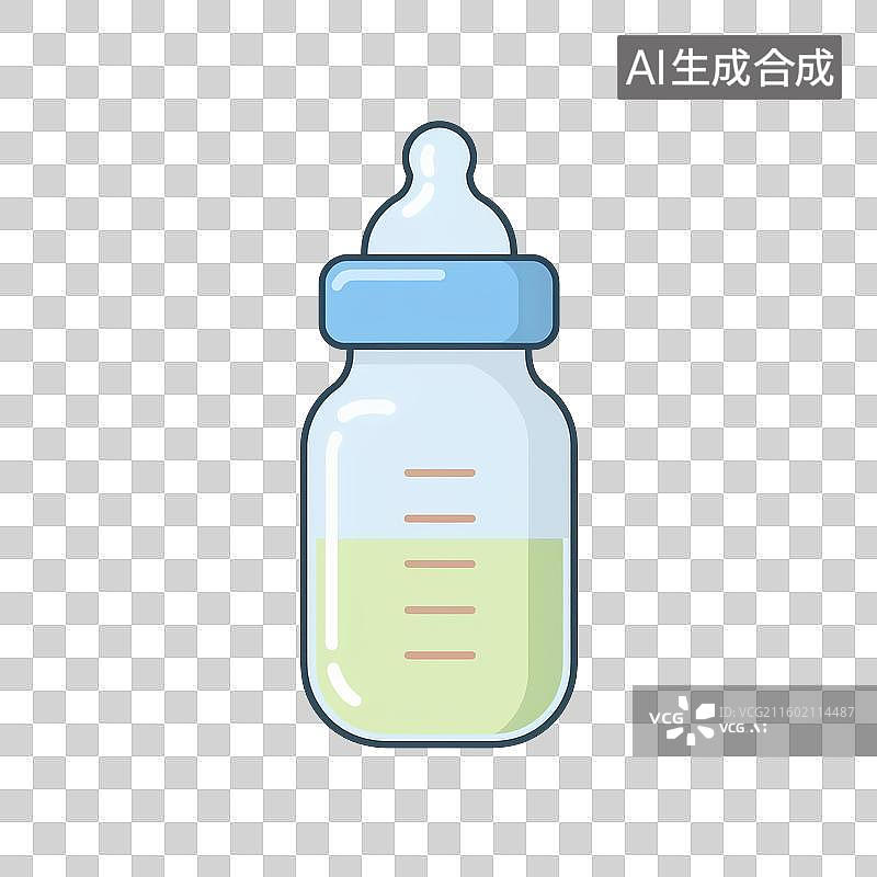 【AI数字艺术】奶瓶图片素材