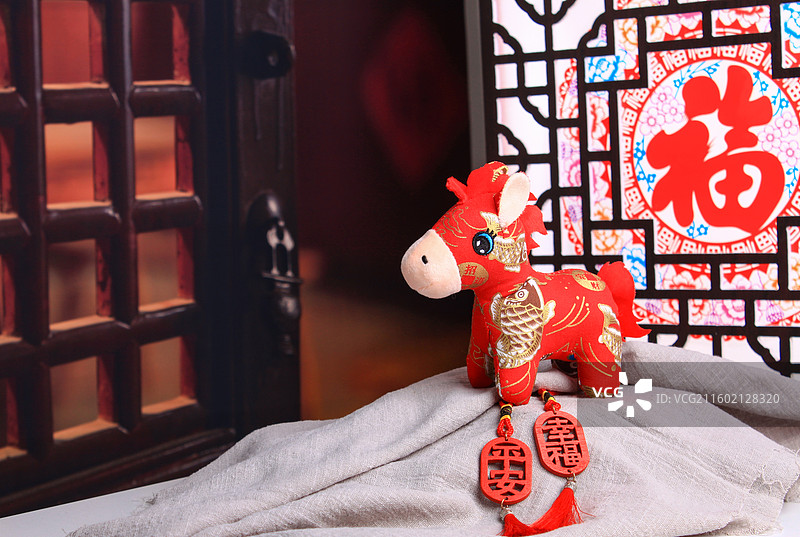 2026丙午马年春节中国传统文化节日静物图片素材