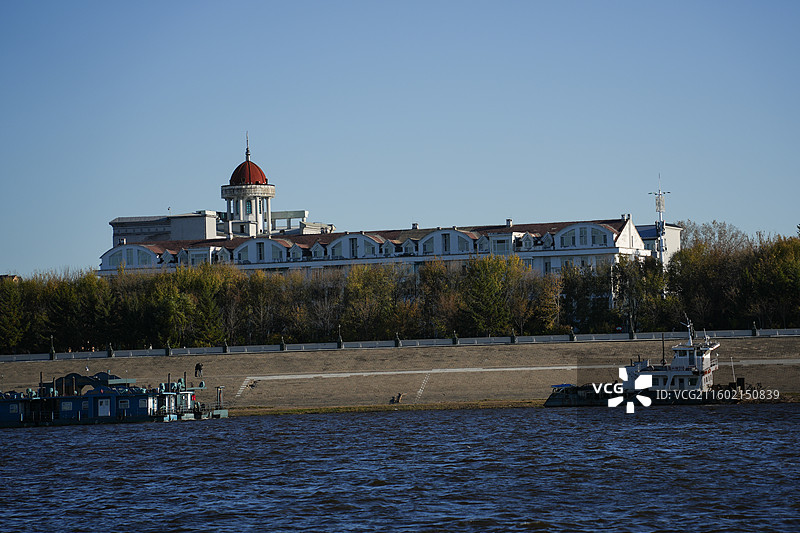 伊春嘉荫江畔公园图片素材