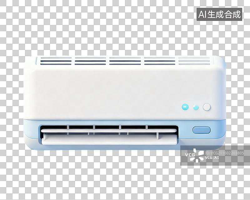 【AI数字艺术】小型现代电空调设备图片素材
