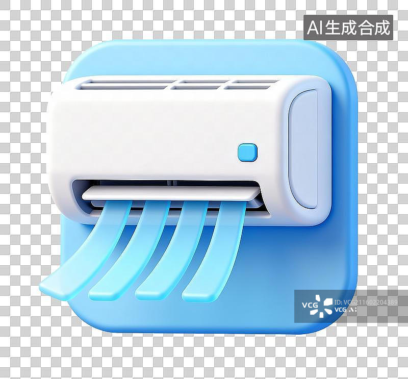 【AI数字艺术】现代电动空调设备图片素材