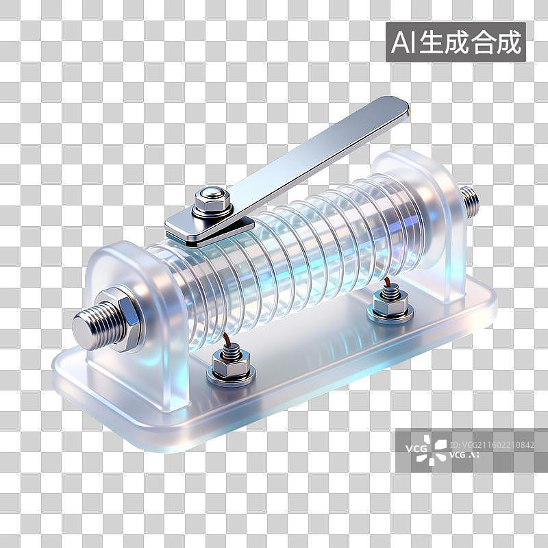 【AI数字艺术】透明可调电位器图片素材
