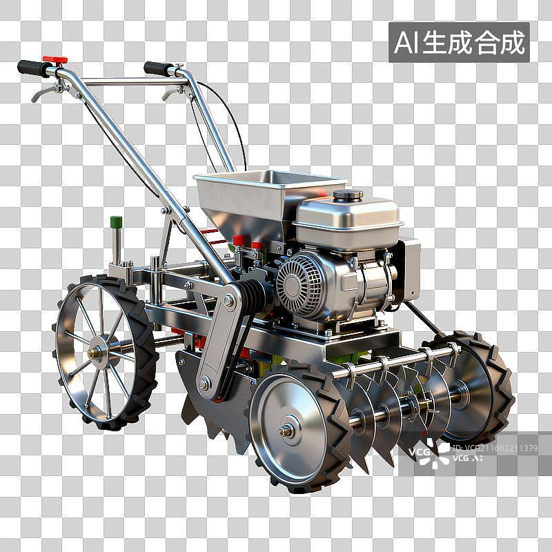 【AI数字艺术】小型耕地机图片素材