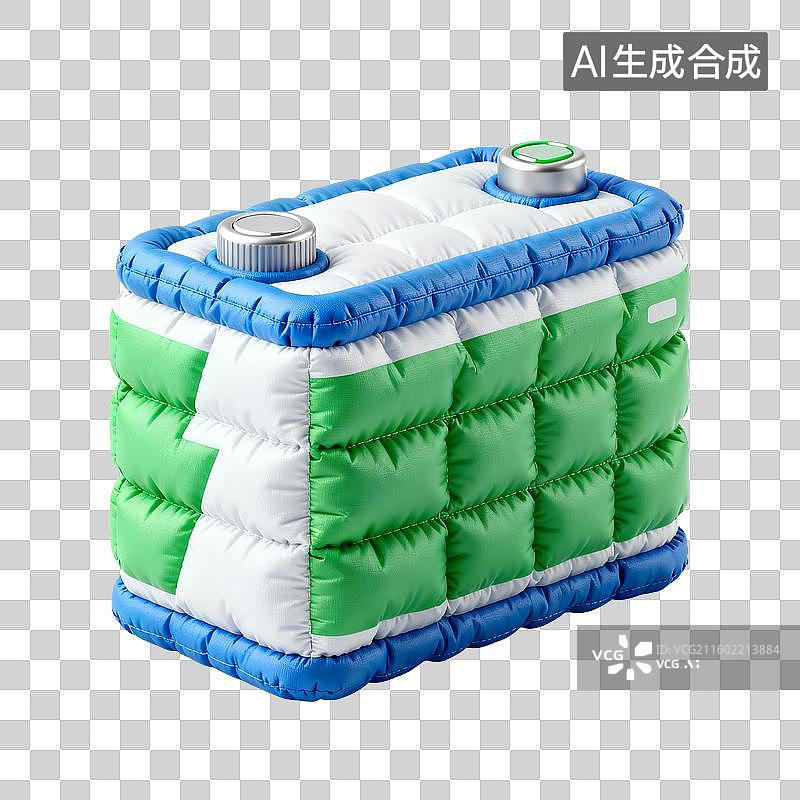 【AI数字艺术】便携式充气保温箱图片素材