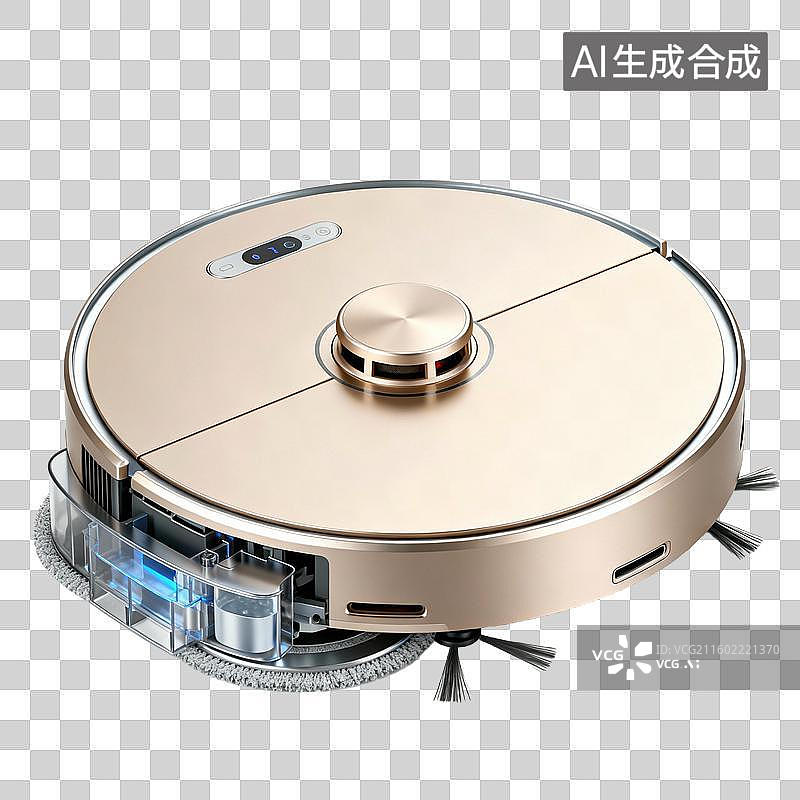【AI数字艺术】科技智能概念扫地拖地机器人图片素材