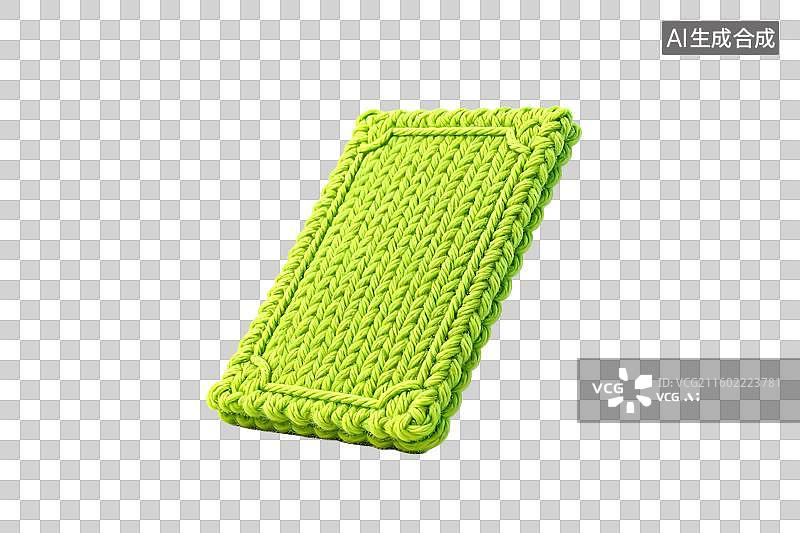 【AI数字艺术】可爱童趣毛线针织风元素建模图片素材