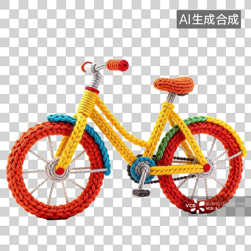 【AI数字艺术】可爱童趣毛线针织风元素建模图片素材