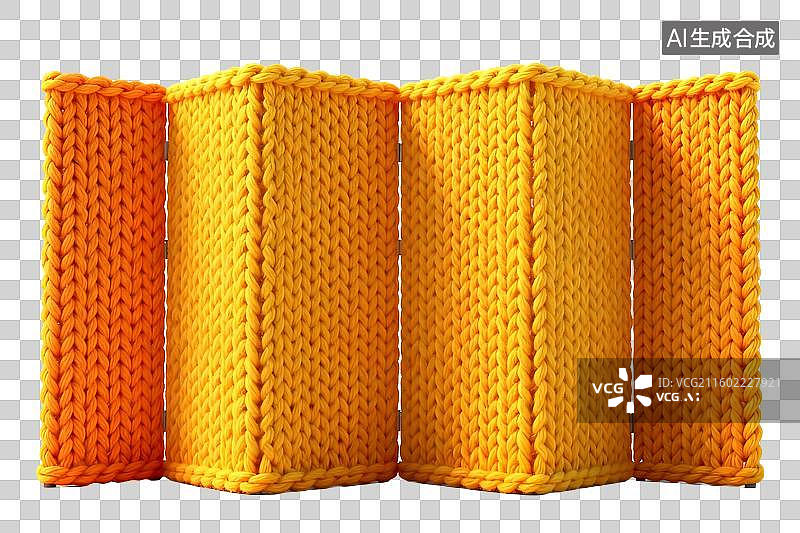 【AI数字艺术】可爱童趣毛线针织风元素建模图片素材