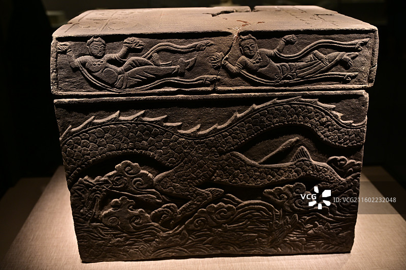地宫石函-辽代-朝阳北塔博物馆图片素材
