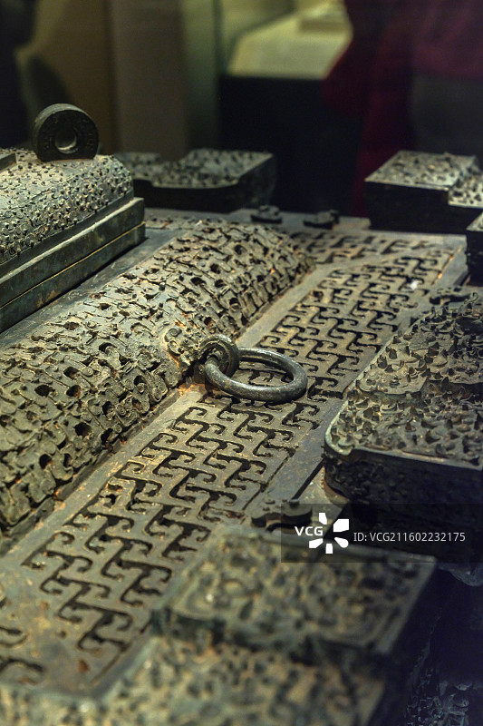 青铜冰鉴 战国·曾 1978年湖北随县出土 中国国家博物馆“古代中国基本陈列”图片素材