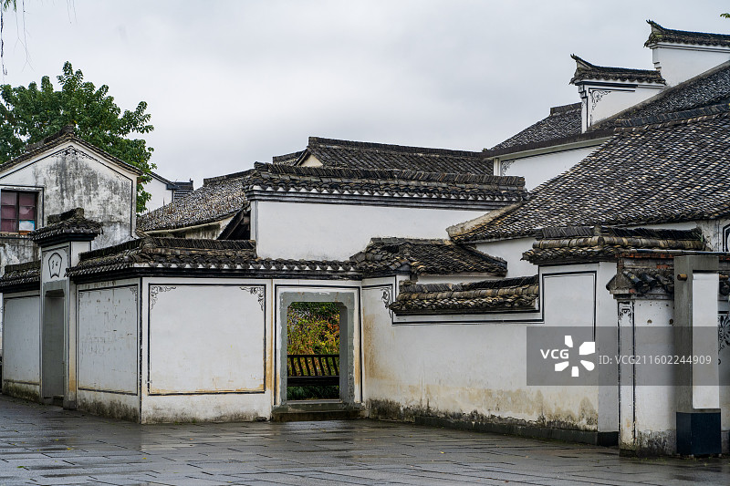 杭州富阳孙权故里龙门古镇图片素材