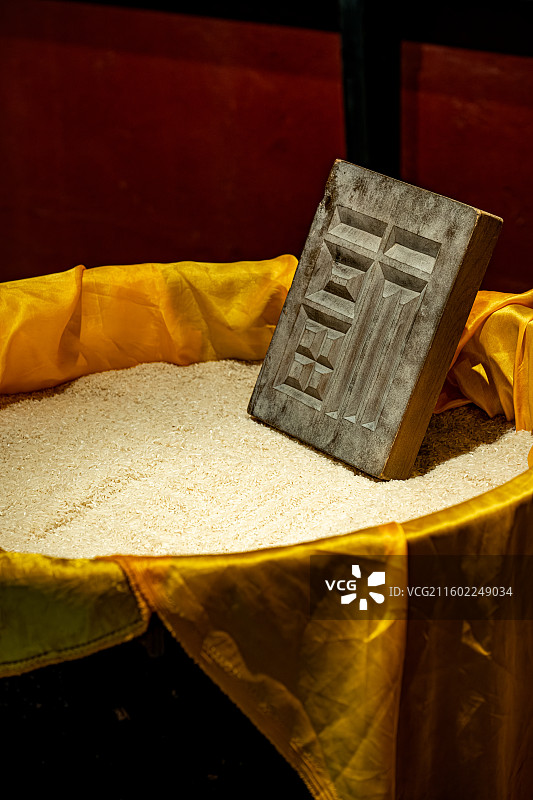 泰宁明清园 百福馆 福字米缸升斗 收藏明清时期大户人家关于福的宅院家具和木雕藏品 福建三明文化旅游图片素材